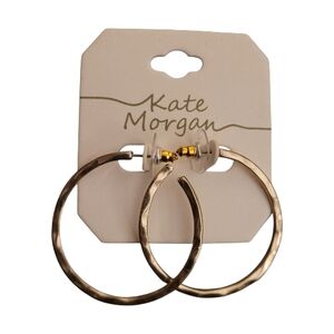 Kate Morgan Gold Color Hoop Earrings